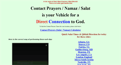 Desktop Screenshot of namaz.com