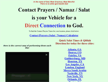 Tablet Screenshot of namaz.com